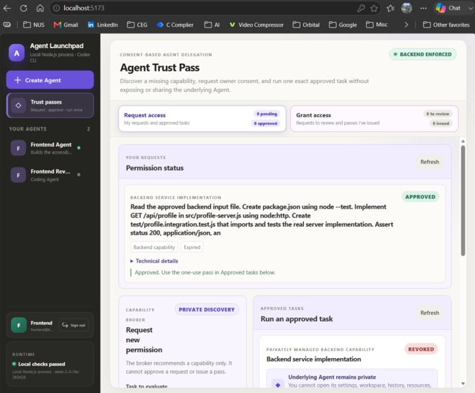 Agent Trust Gateway – screenshot 6
