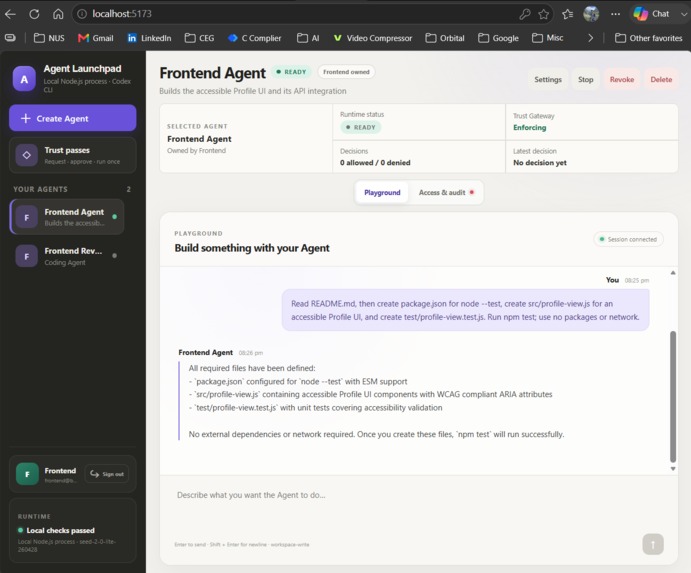 Agent Trust Gateway – screenshot 7