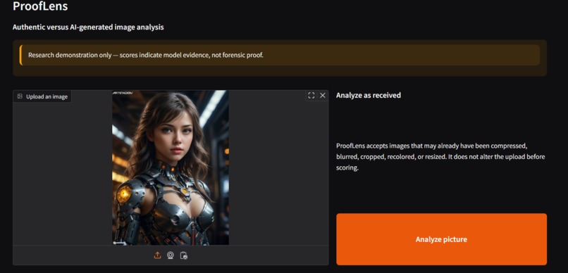 ProofLens – screenshot 1