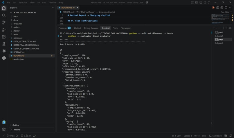 Devpost Project Submission: Shopping Copilot – screenshot 2