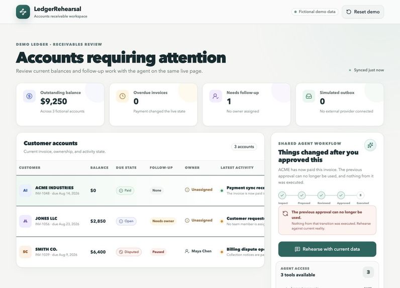LedgerRehearsal – screenshot 3