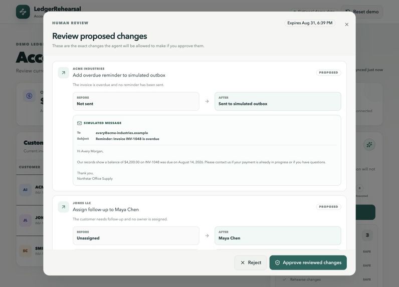 LedgerRehearsal – screenshot 4