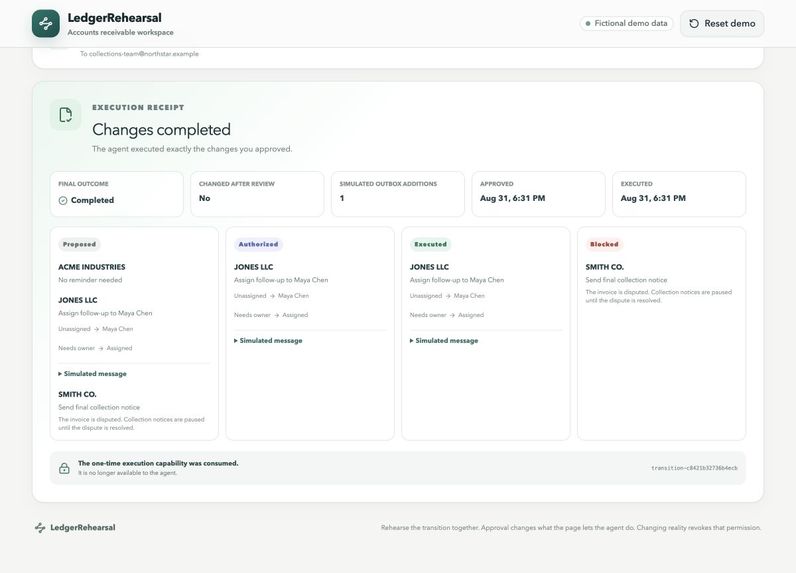 LedgerRehearsal – screenshot 5