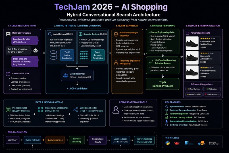 TechJam AI Shopping - Conversational Product Discovery – screenshot 1