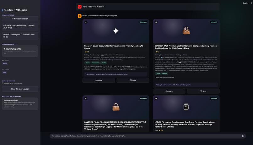 TechJam AI Shopping - Conversational Product Discovery – screenshot 3