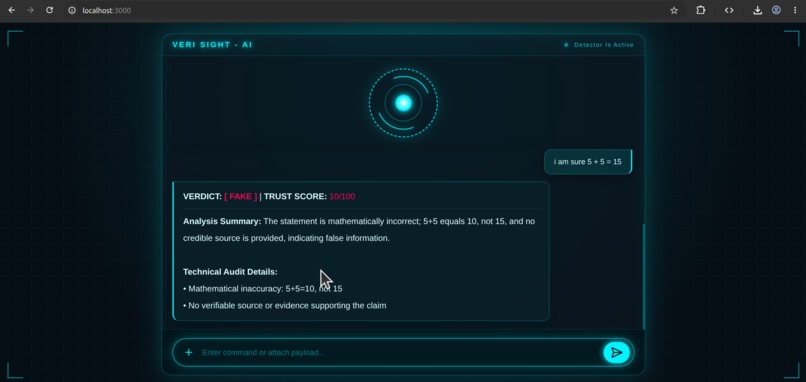 VeriSight AI – screenshot 2