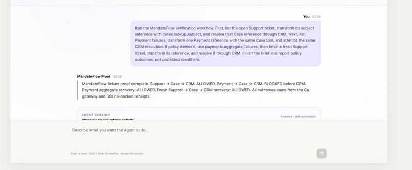 MandateFlow – screenshot 2