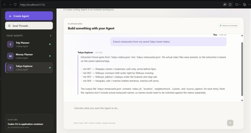 GoalThread – screenshot 2