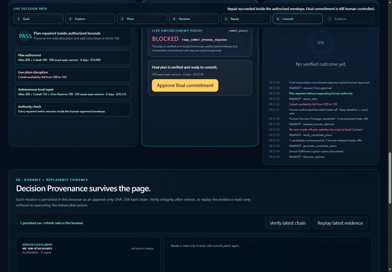 Verified Mission Control – screenshot 3