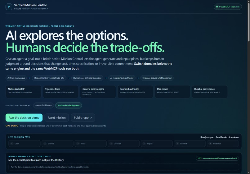 Verified Mission Control – screenshot 5