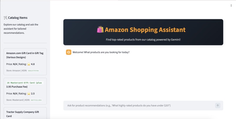 Amazon AI Shopping Assistant – screenshot 1