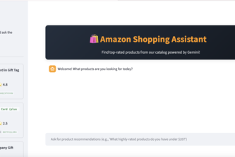 Amazon AI Shopping Assistant