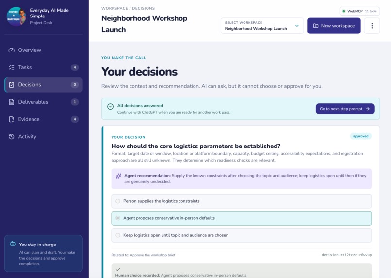 My Project Desk – screenshot 4