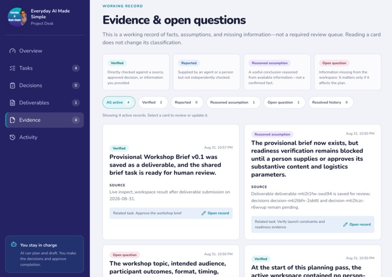 My Project Desk – screenshot 6