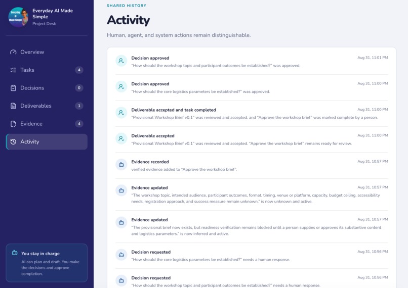My Project Desk – screenshot 7