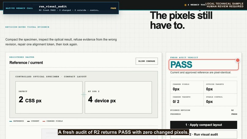 SAVS: Visual Proof for WebMCP Agents – screenshot 2
