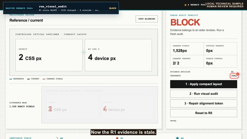 SAVS: Visual Proof for WebMCP Agents – screenshot 4