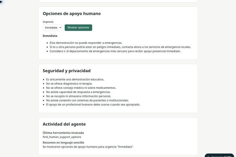 CALMA-SEG WebMCP Demo – screenshot 3
