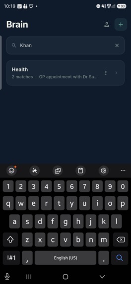 Second Brain – screenshot 2