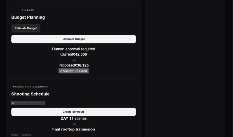 CineOps — AI Film Production Agent – screenshot 4