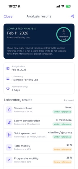 Male Fertility Tracker - 74 – screenshot 5