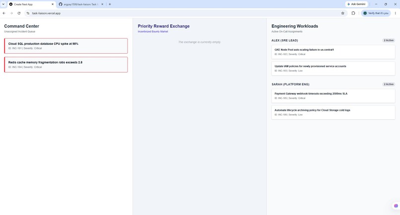 Task-Liaison: AI Command Center – screenshot 1