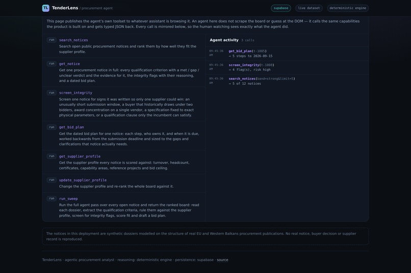 WEBMCP – screenshot 2