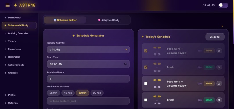 ASTR18 – screenshot 2