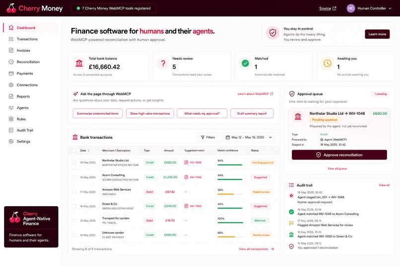 Cherry Agent-Native Finance – screenshot 2