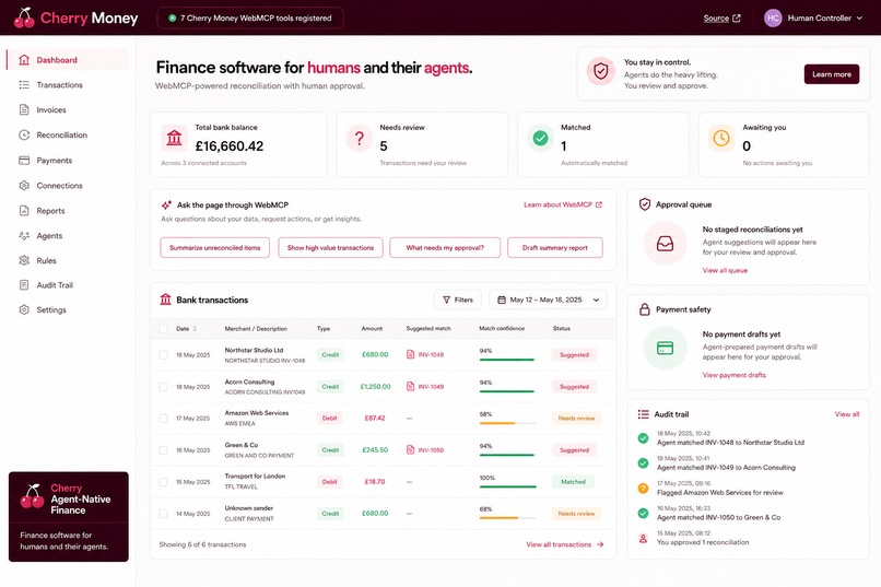 Cherry Agent-Native Finance – screenshot 3