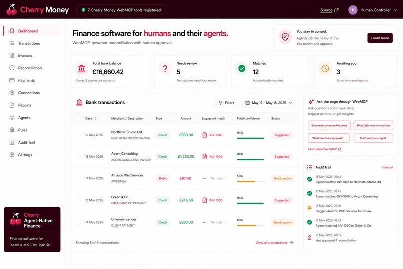 Cherry Agent-Native Finance – screenshot 4