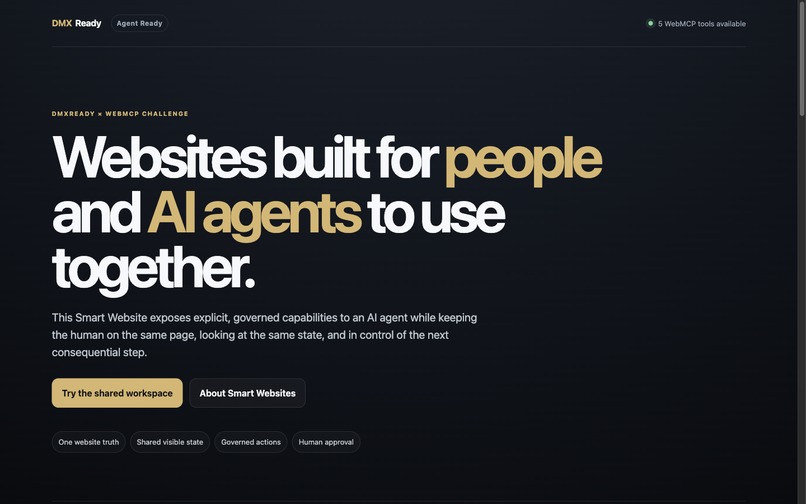 DMXReady Agent Ready – screenshot 1