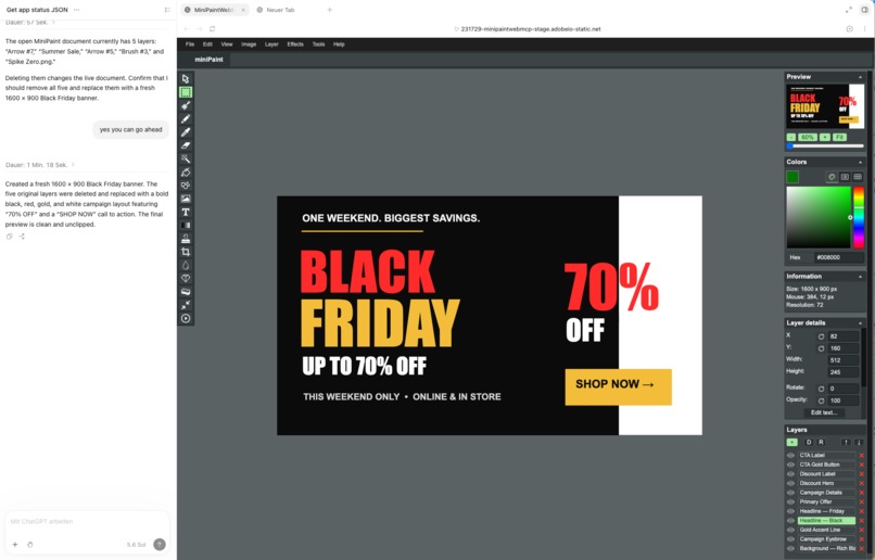 Mini Paint WebMCP Extension – screenshot 1