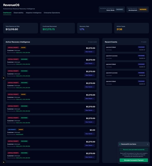 RevenueOS – screenshot 3