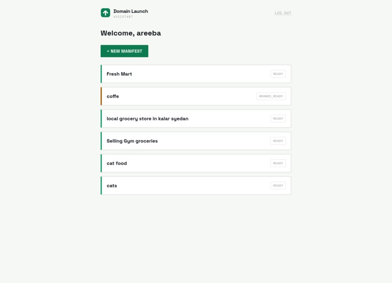 Domain Launch Assistant – screenshot 2