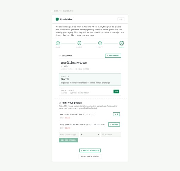 Domain Launch Assistant – screenshot 5