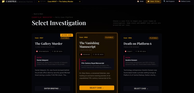 CaseFile – screenshot 2