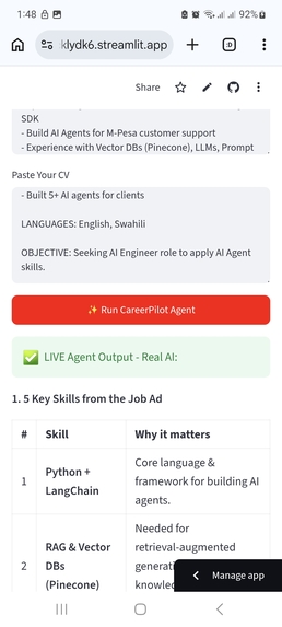 CareerPilot Agent - AI – screenshot 2