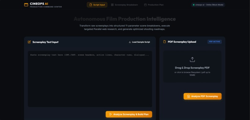 CineOps AI – screenshot 2