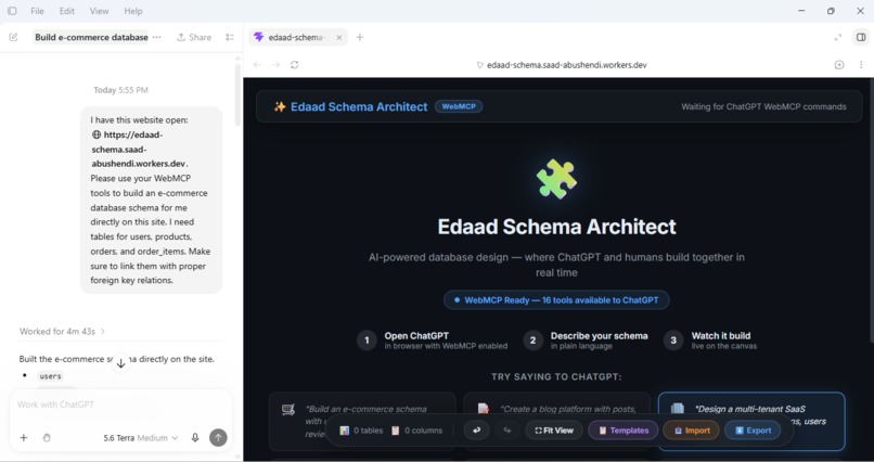 Edaad Schema Architect – screenshot 1