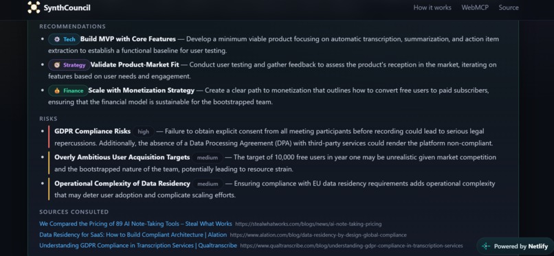 SynthCouncil – screenshot 7
