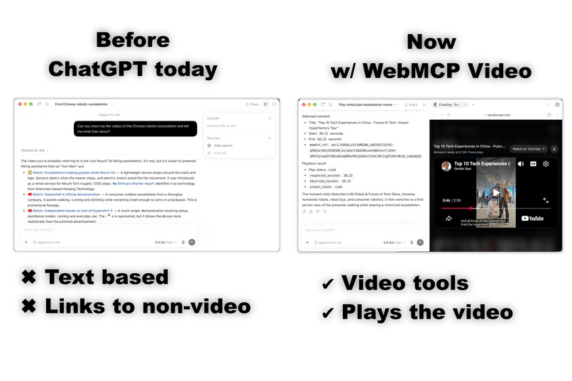WebMCP Video by AgentCDN – screenshot 5