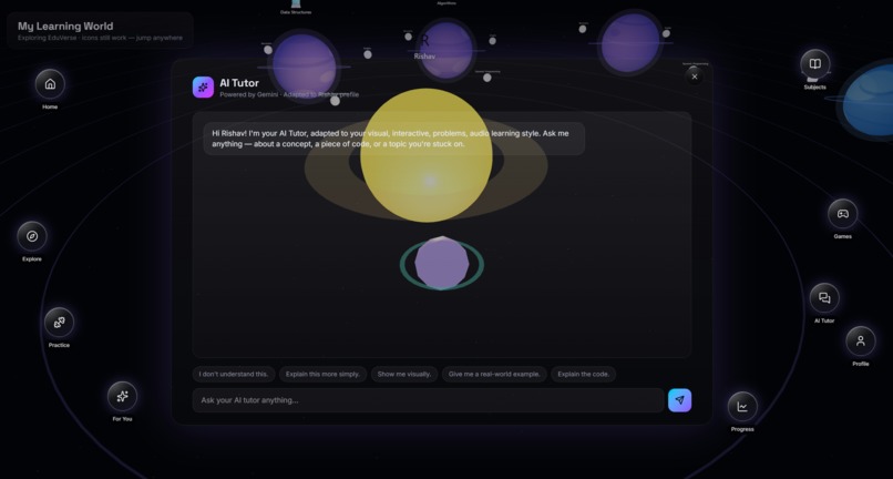 EduVerse - AI Personalized Space  – screenshot 3