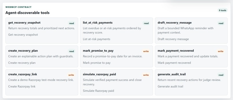 Payment Recovery Agent – screenshot 2