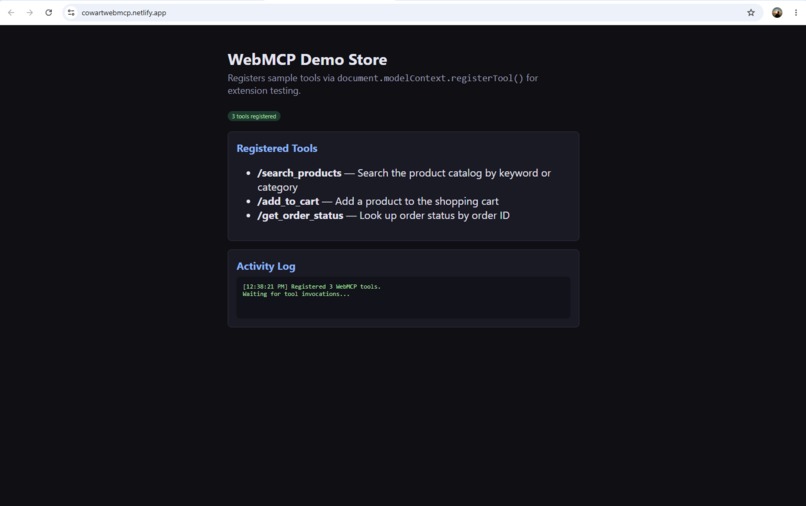 WebMCP DevTool Ultimate IDE – screenshot 1