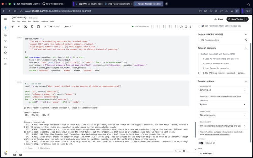 appRAG – screenshot 4