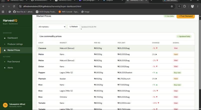 HarvestIQ: AI-Powered Post-Harvest Intelligence – screenshot 7