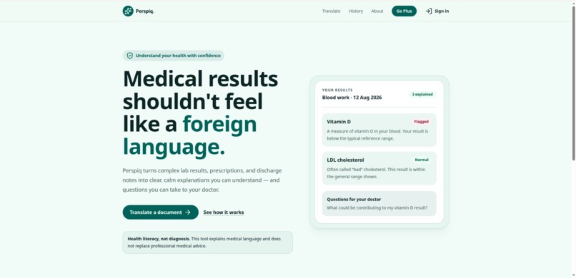 Perspiq – screenshot 2