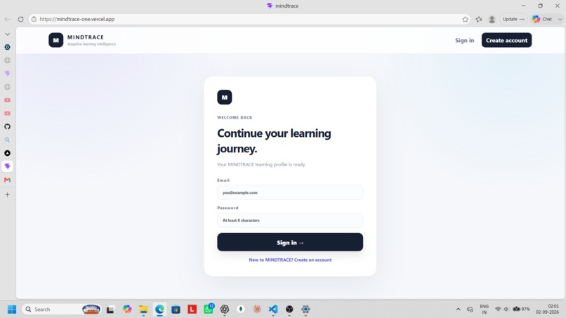 MINDTRACE – screenshot 2