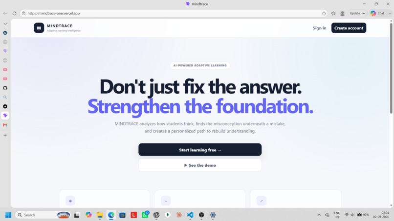 MINDTRACE – screenshot 1